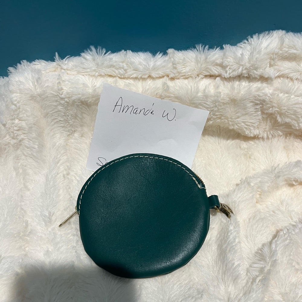 Portland leather goods Gordita Peacock